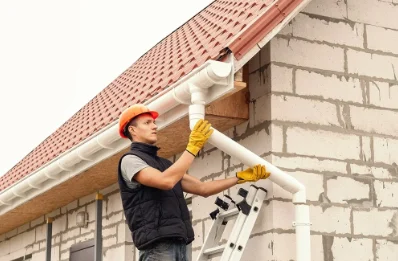 Pose et remplacement de gouttières à Assat